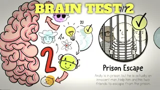Brain Test 2 Tricky Stories PRISON ESCAPE All Levels 1-20 Solution  Walkthrough Android/Ios