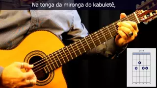 Como tocar/how to play  "A tonga da mironga do kabuletê" en guitarra/on guitar