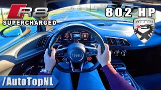 802HP AUDI R8 GT4 MTM POV Test Drive by AutoTopNL