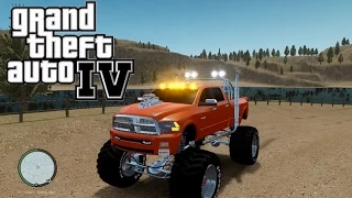 GTA IV - Mapa mods : Cliffside Rally - Dodge Ram 2010 " Monster Truck"