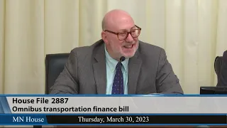 House Transportation Finance and Policy Committee 3/30/23