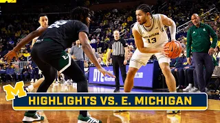 E. Michigan at Michigan | Highlights | Big Ten Men's Basketball | Dec. 16, 2023