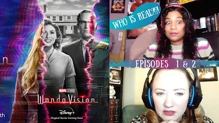 "It's a gas!" WANDAVISION EPISODE 1&2 REACTION AND THEORIES!!!