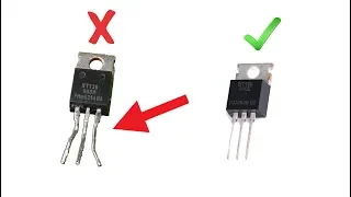 How to test BT TRIAC Good test with Bad