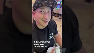 $1,000.00 slot pull with D Lucky 😲😲😲 His bucket list item with his wife’s permission