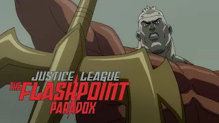 Aquaman asesina a Deathstroke y Lex Luthor | Justice League: The Flashpoint Paradox