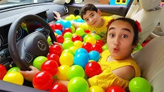 Kids car ball pool, Top havuzu yaptık, fun kid video