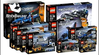 COMPILATION ALL LEGO Technic 2017 - Speed Build for Collectors