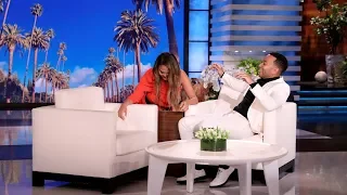 Chrissy Teigen Scares Guest Host John Legend