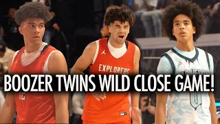 Boozer Twins WILD CLOSE GAME vs Mikel Brown Jr. & 7'2 John Bol!