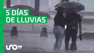 Desempolva el paraguas: 5 días de lluvias y granizo en estos estados