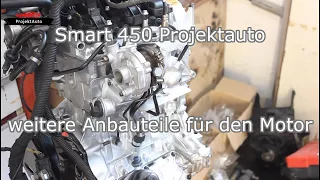 Smart 450 Projektauto - weitere Anbauteile für den Motor