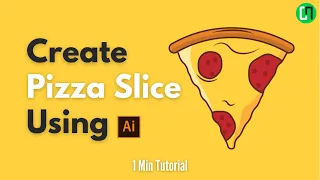 How to create a Pizza Slice using Adobe illustrator!!