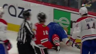 NHL Fight - Canadiens @ Blackhawks - Romanov vs Carpenter - 13/01/2022