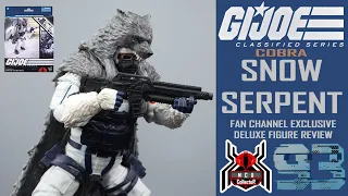 GI Joe Classified Series 93 COBRA SNOW SERPENT Deluxe Fan Channel Exclusive Figure Review