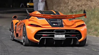 Koenigsegg Jesko BRUTAL Sounds @ Fos Goodwood | Feat. Start up, Revs, Accelerations & More!