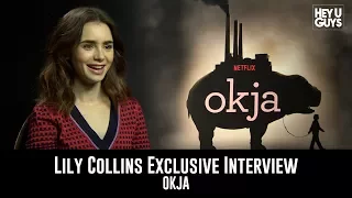 Lily Collins Netflix's Okja Exclusive Interview