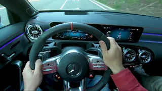 Mercedes  AMG CLA 45S Shooting Brake Exhaust Sound - CarCaine