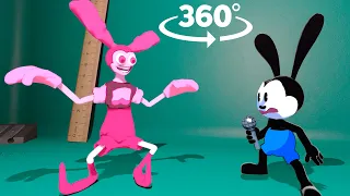 Oswald vs Spinel - Last Straw 360° FNF 3D and original comparison.
