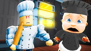 Baby ESCAPES EVIL Chef (Who's Your Daddy?!)