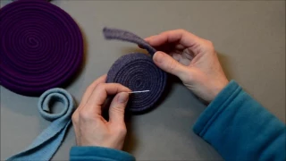 Beginning Rug Braiding: Pre-folding tip