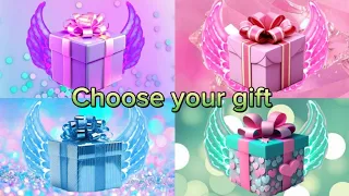 Choose your Gift💜💖💙💚 #4giftbox #chooseyourgift #wouldyourather #pickone #pink #blue #green