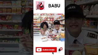 Mukbang 짜장면 떡볶이 편의점 먹방 Convenience Store Food BABU 바부