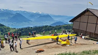 Gummiseil-Starts auf der Rigi