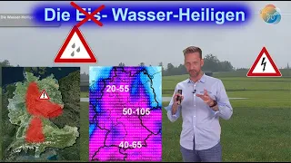 Hochwasser- & Gewittergefahr! Aktuelle Regen-, Regen-, Gewitter- & Wettervorhersage 11.-16. Mai.