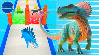 Level Up in Dino Rush - Dino Game