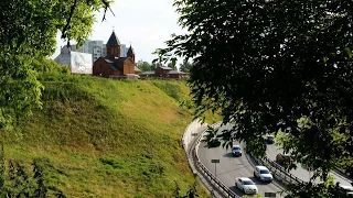 Съезд на метромост в Нижнем Новгороде