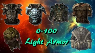 Skyrim How To Get Level 100 Light Armor WITH EASE!!!