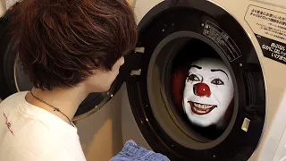 WTF!? Who is in the Washing Machine!? IT |Pennywise【RATE】