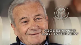 GIGI SIMONI'S LAST INTERVIEW with INTER TV | INTER HALL OF FAME 2020 🙏🏻🖤💙 [SUB ENG]