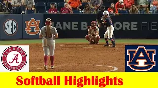 #16 Alabama vs Auburn Softball Game 2 Highlights, May 3 2024