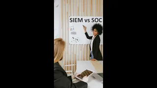 SIEM vs SOC: Do you know the difference between a SIEM and a SOC? #shorts