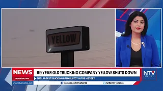 99-year-old trucking company Yellow shuts down, lays off 30,000