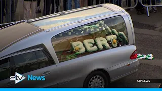 Family, friends and fans attend funeral for Lisbon Lion Bertie Auld