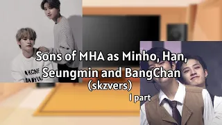 Pro - Heroes react to sons as Minho, Han, Seungmin and BangChan (AU DESCRIPTION)