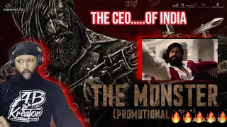 THE MONSTER SONG - KGF CHAPTER 2 | ADITHI SAGAR | RAVI BASRUR | YASH | PRASHANTH NEEL | REACTION!!!!