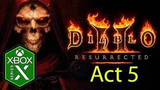 Diablo 2 Resurrected Xbox Series X Gameplay Livestream [Coop] [Walkthrough Act 5]