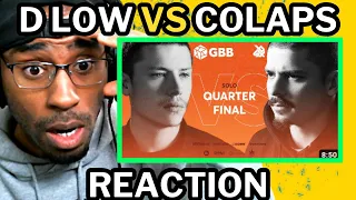 D-LOW vs COLAPS | Grand Beatbox Battle 2019 | 1/4 Final (REACTION)