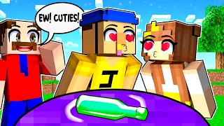 Jeffy and CRAZY FAN GIRL Play Spin The Bottle in Minecraft!