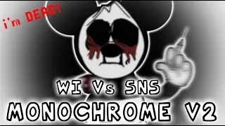 Monochrome V2 But WI Unknown suffering mouse and SNS Sadmouse Sing it! (Vs Hypno lullaby V2)!