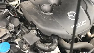 Strange noise / knocking from engine Mazda 6 2.2 Diesel GJ 2014 Skyactiv