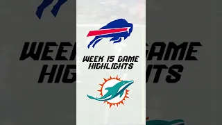 Miami Dolphins vs. Buffalo Bills | 2022 Week 15 Game Highlights #shorts