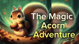 The Magic Acorn Adventure🌟| Kid's Bedtime Story | Moral Story| Sammy The Squirrel