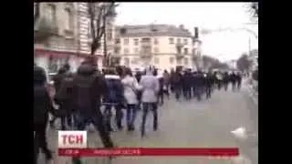 Масові акції протесту відбулися сьогодні в дев'яти містах України