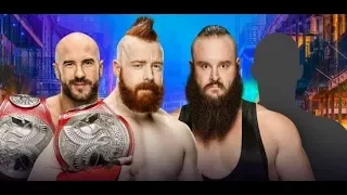 Braun starowman and Nicolas vs the bar full wrestlemania match highlights