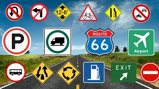 🚦 60 Important ROAD SIGNS That You Need To Know When Driving 🛣️